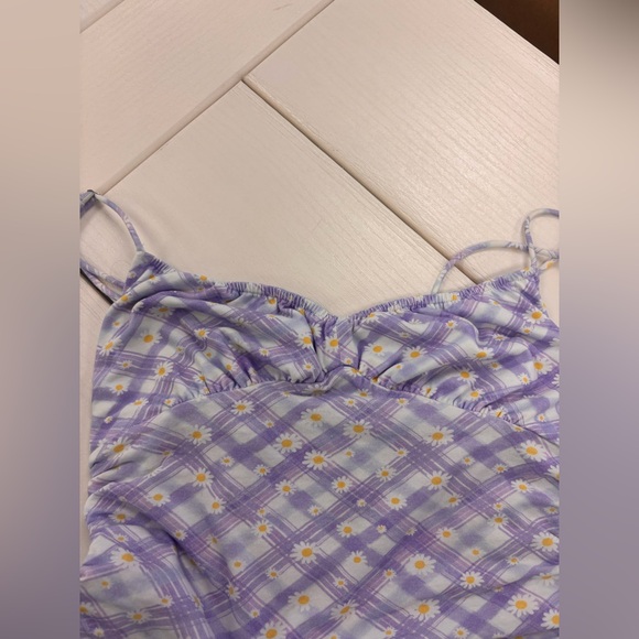 Floral Ruched Bodycon Mini Dress - Picture 4 of 9